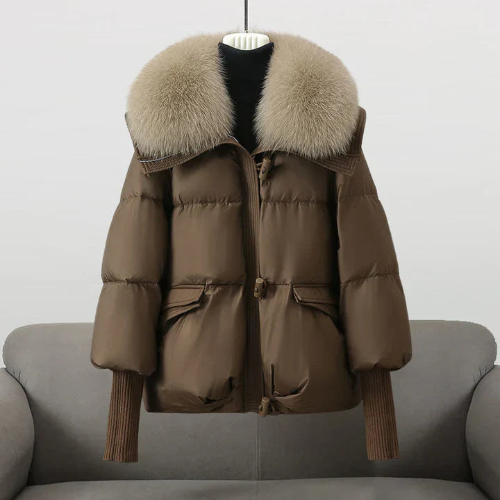 Tess™ | Jacket with fur collar