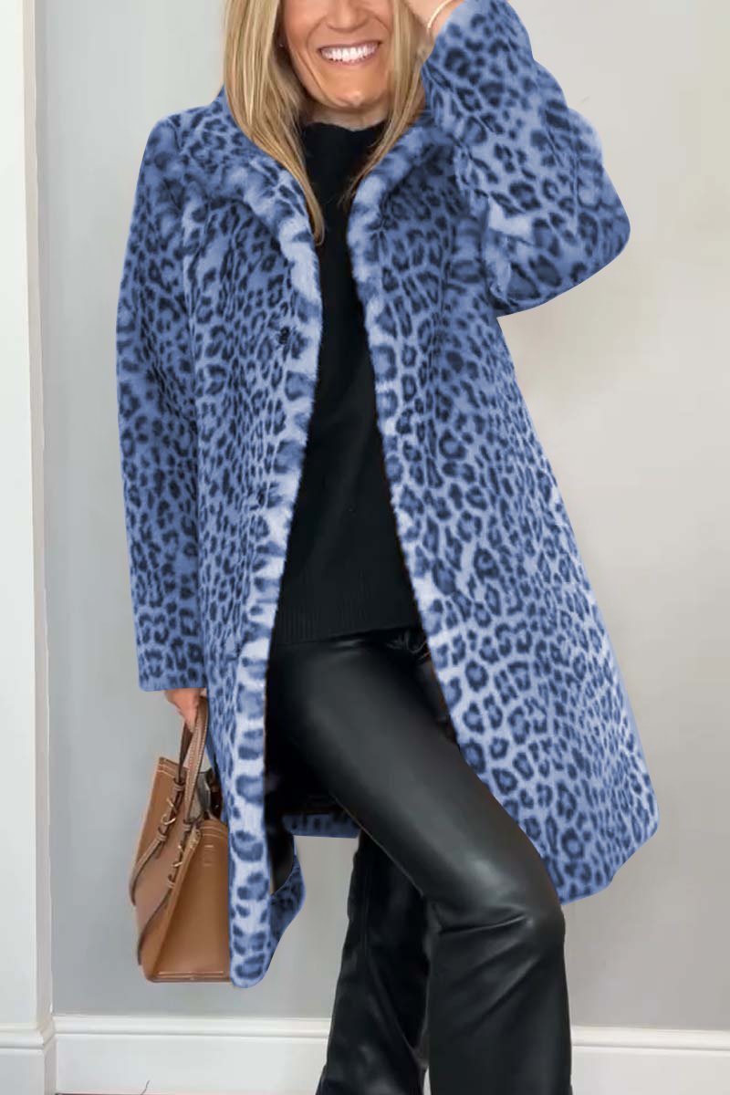 Amara™ | Elegant leopard coat